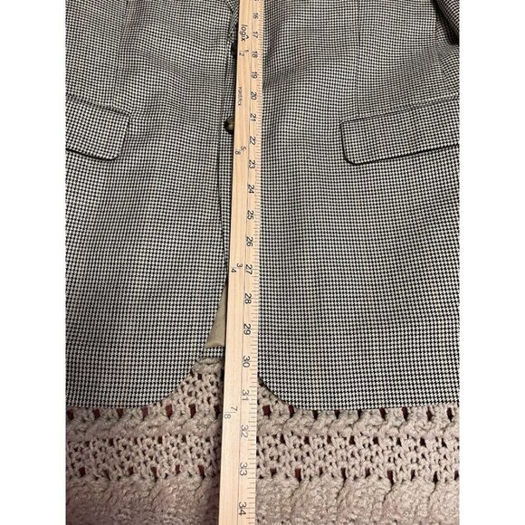 Bert Pulitzer Mens Collectors Edition Houndstooth Blazer R38 Silk & Wool Blend - Picture 12 of 16